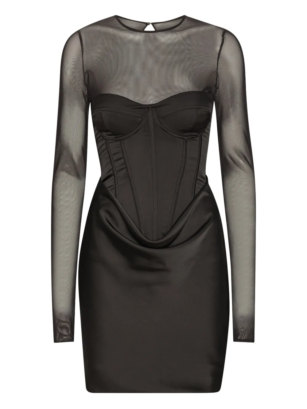 ROTATE BIRGER CHRISTENSEN vestido corto estilo corset | negro | Image 1