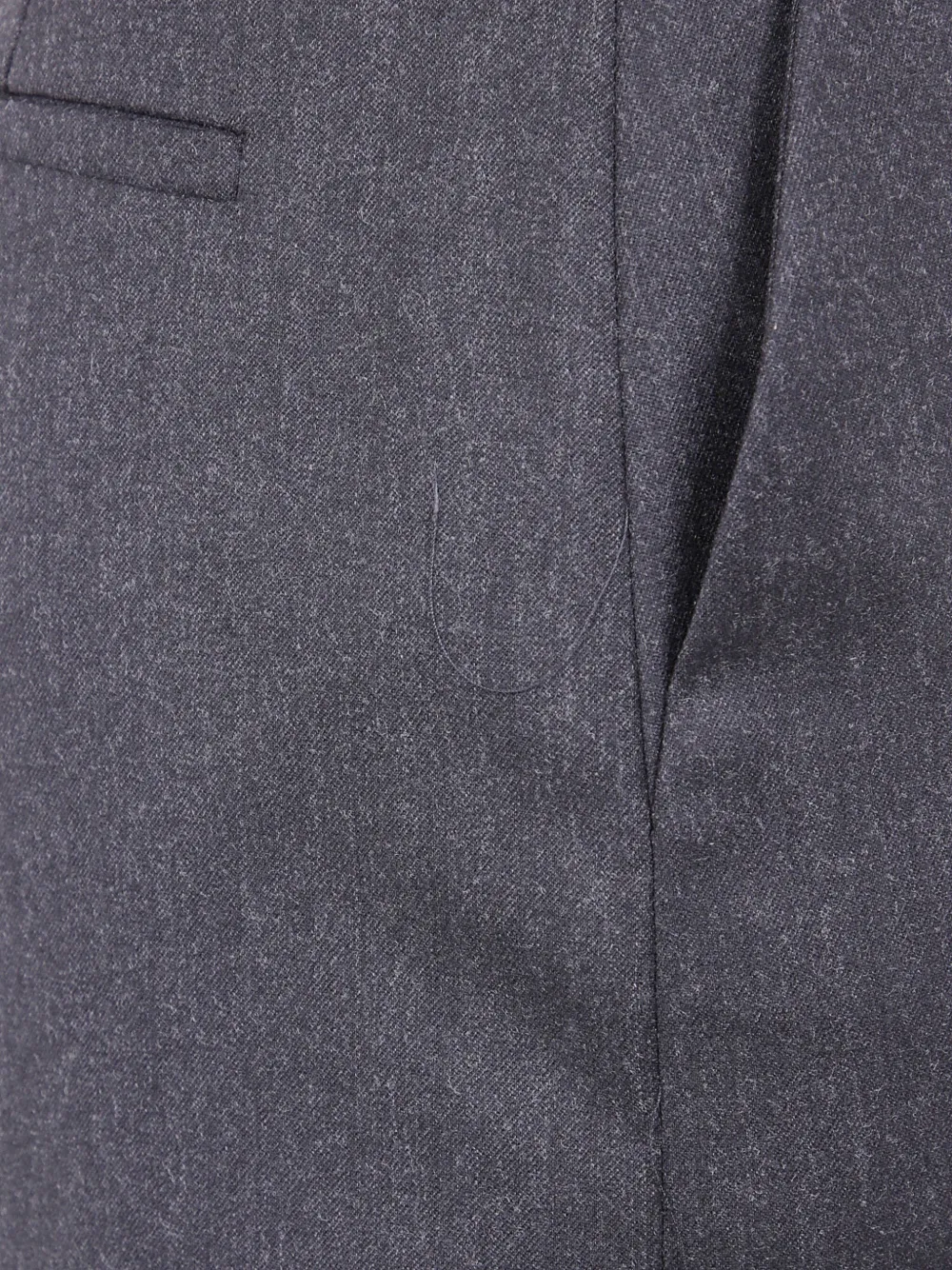 Antonelli Midi-rok met paspelzak Grijs