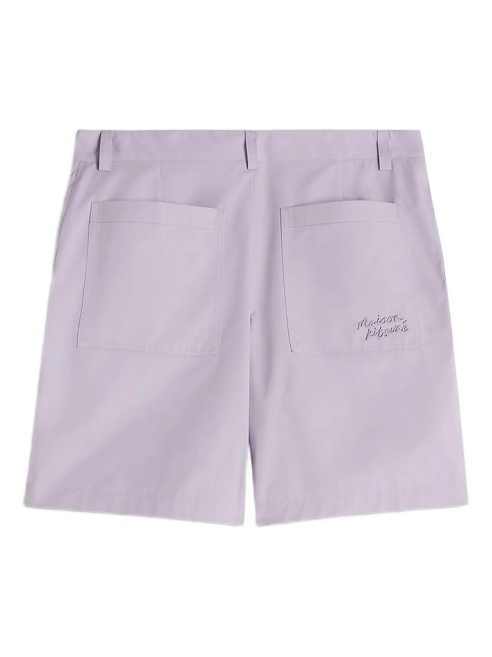 Maison Kitsuné Shorts met zakken Paars