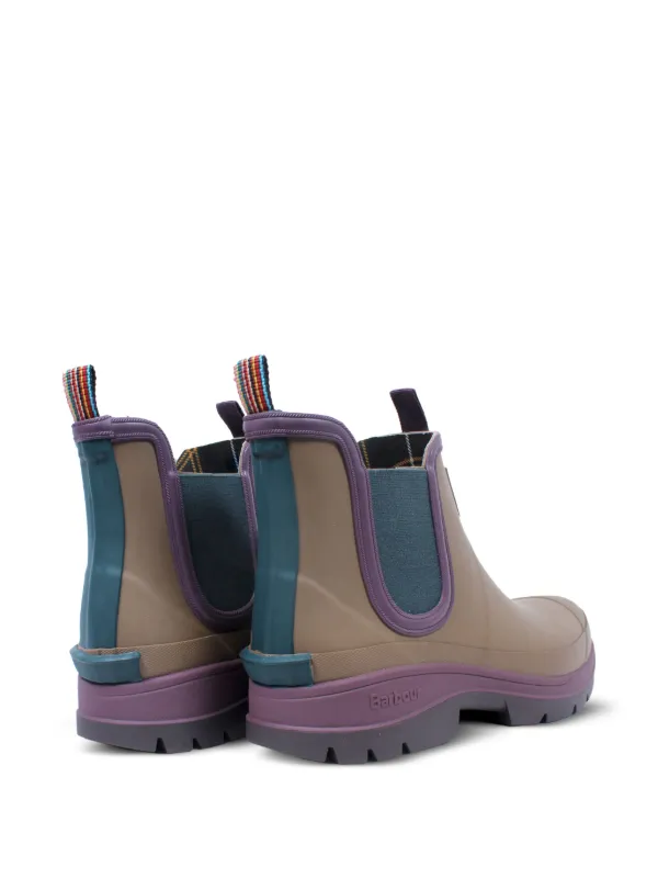 Paul Smith x Barbour logo-patch Rain Boots | Brown | FARFETCH