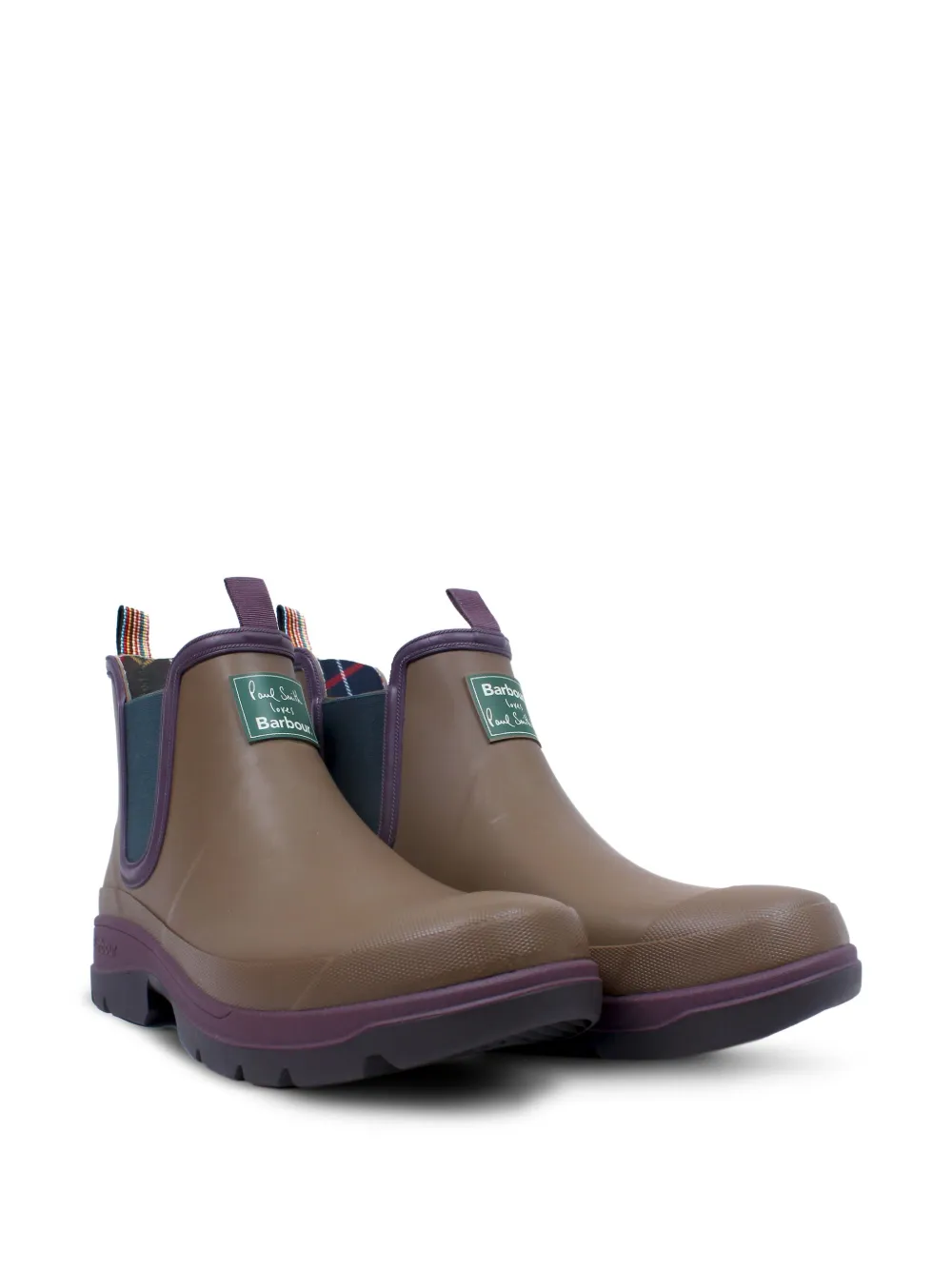 Paul Smith x Barbour logo-patch rain boots | Rain Boots | Image 2