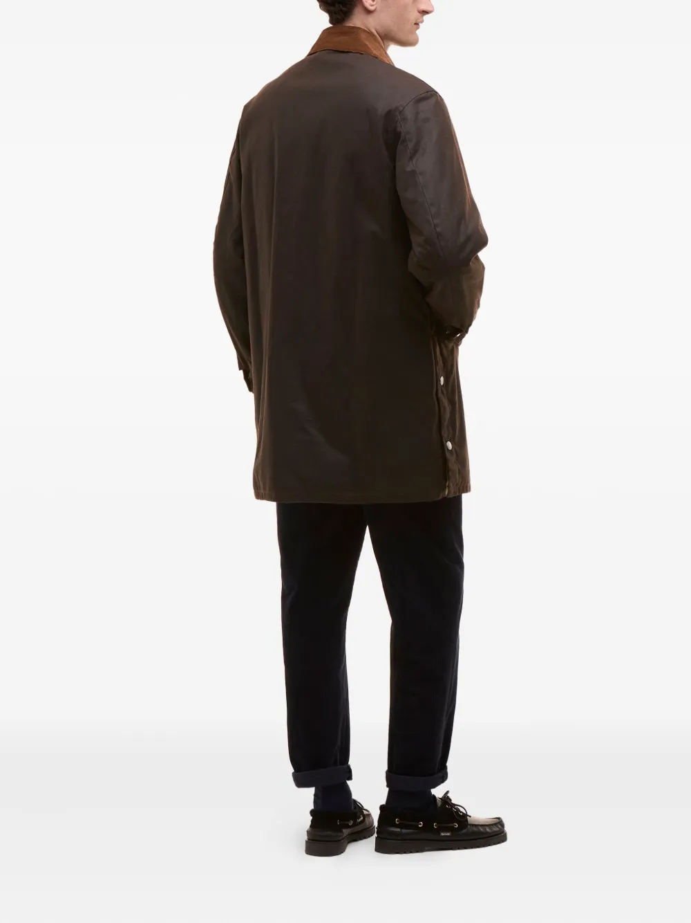 Paul Smith Jack met ribfluwelen kraag Bruin