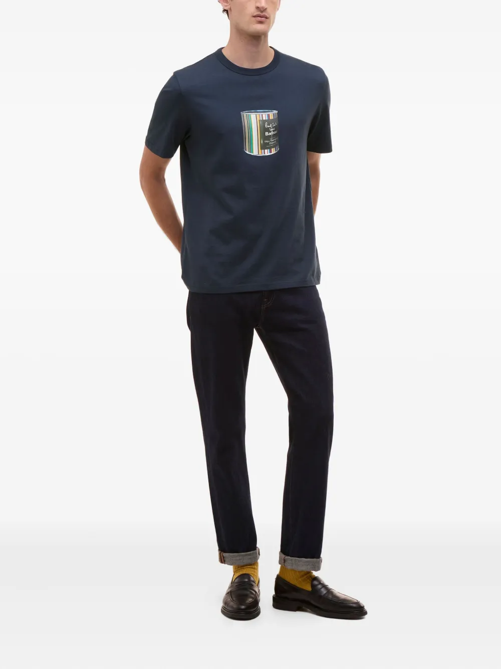 Paul Smith cotton T-shirt - Blauw