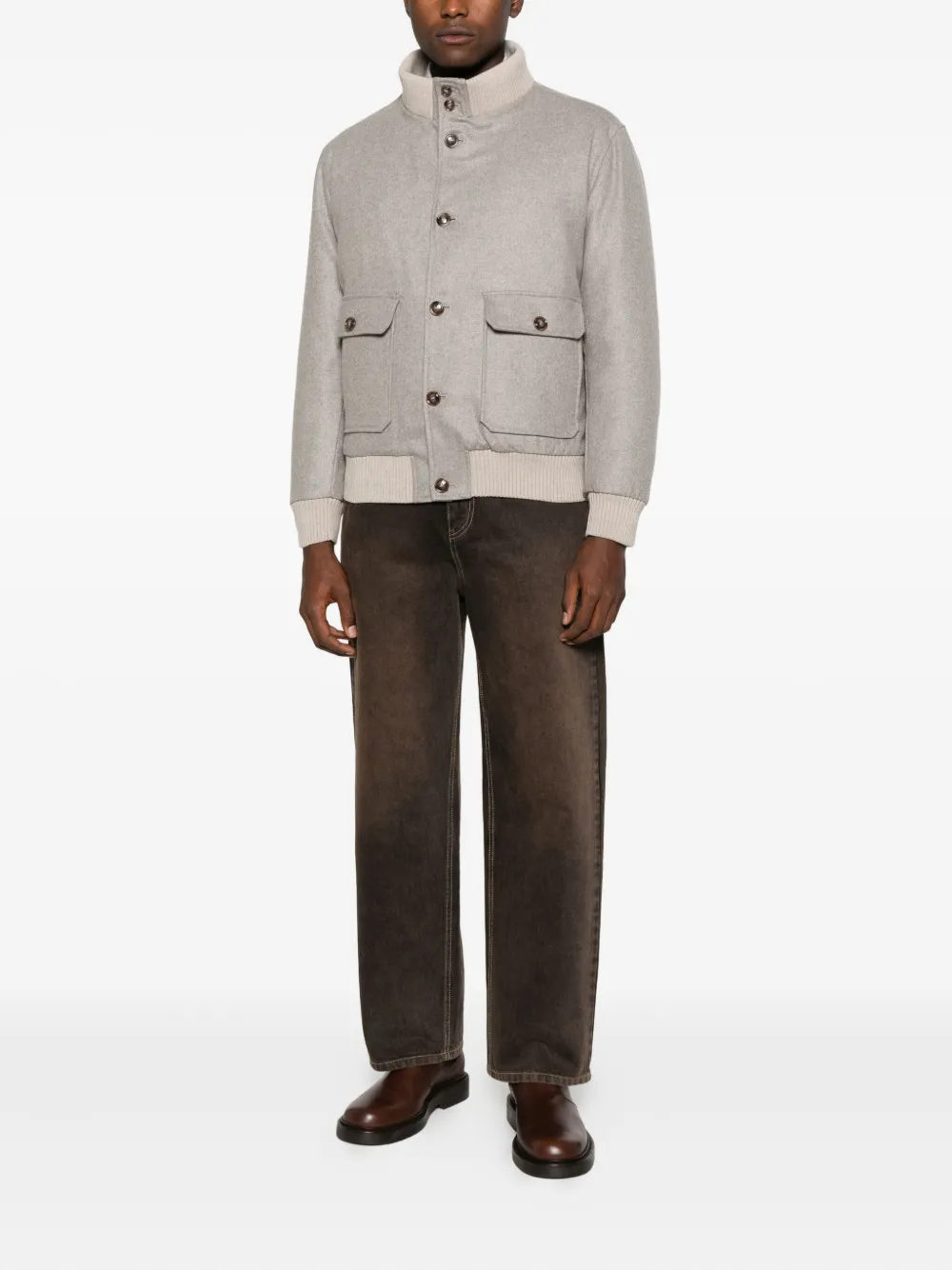 Barba cashmere bomber jacket | Bomber Jackets | Image 2