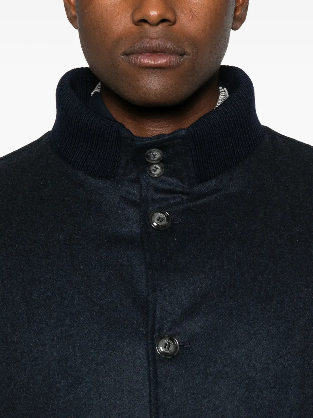 Barba Kasjmier bomberjack Blauw