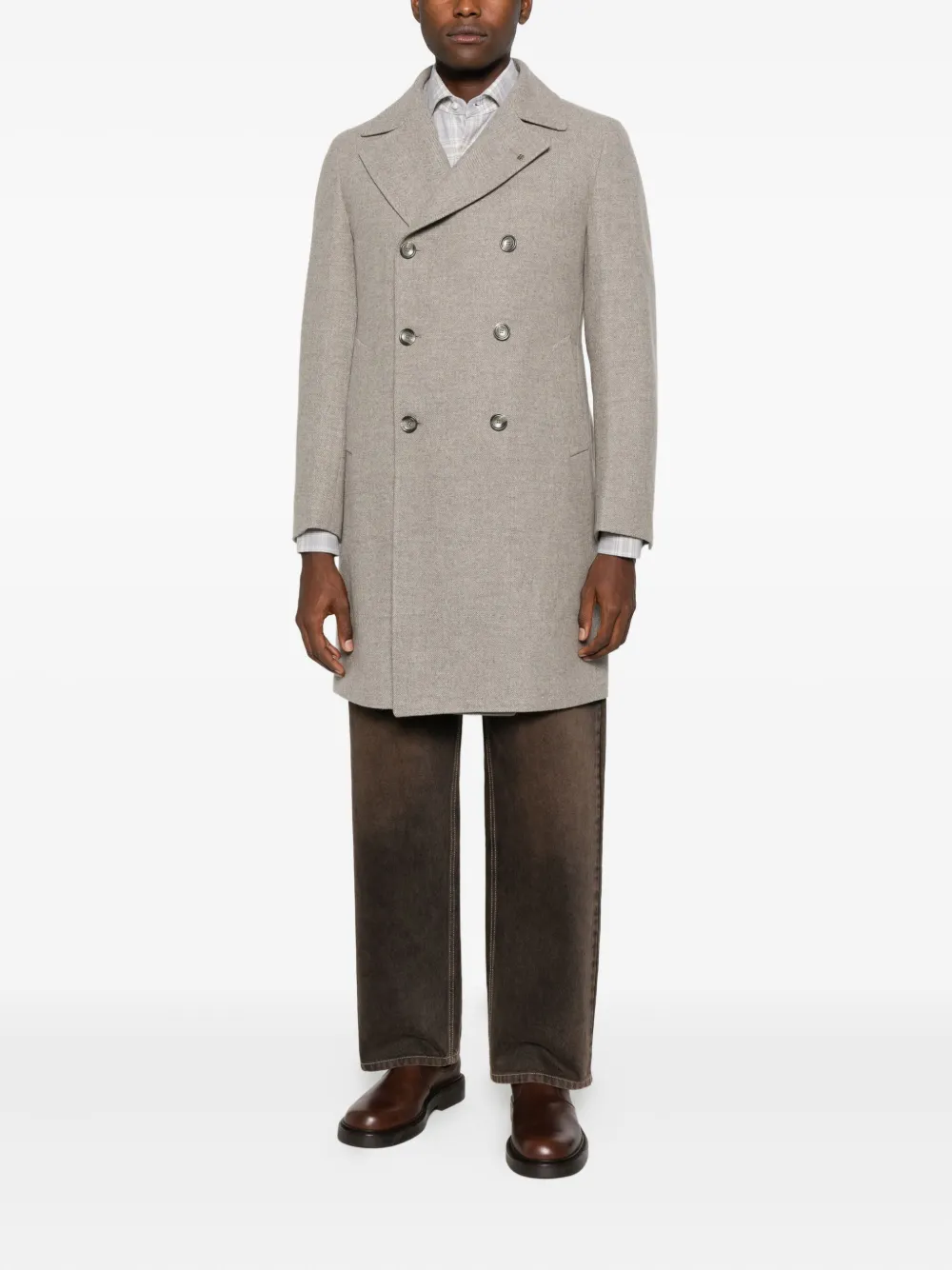 Tagliatore double-breasted wool coat | Double Breasted Coats | Image 2