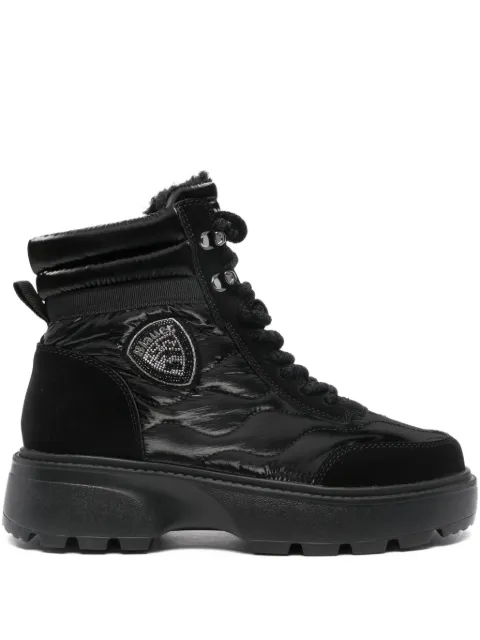 Blauer botas capitonadas