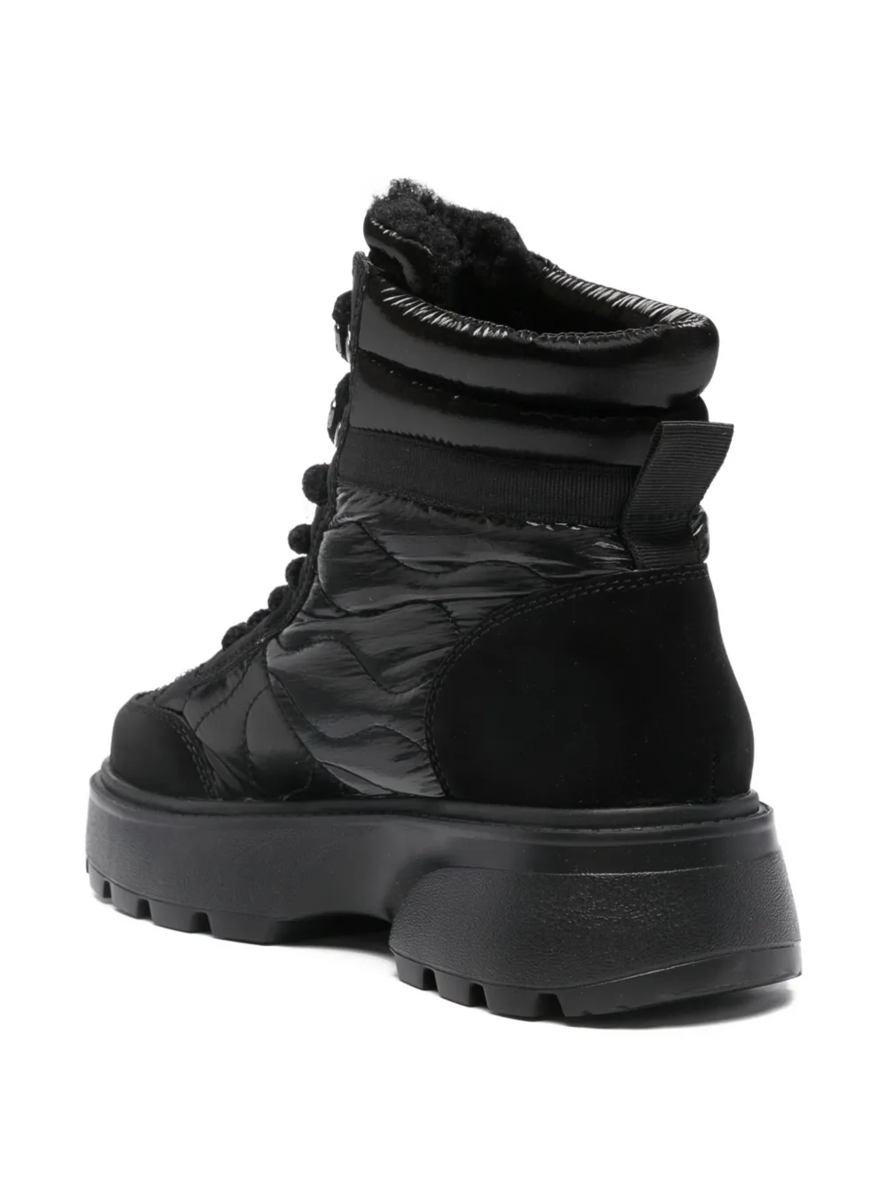 Blauer Gewatteerde laarzen Zwart
