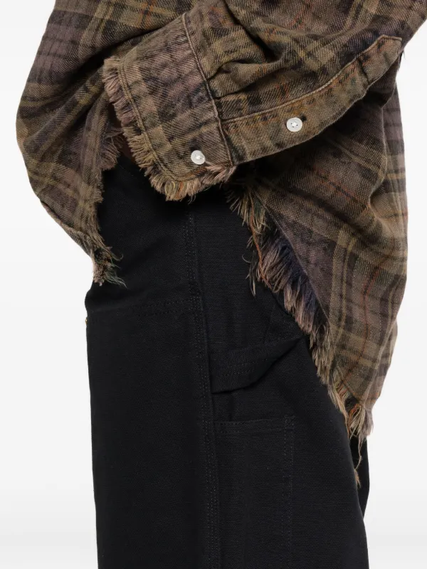 Sacai ベルテッド ジーンズ | ブラック | FARFETCH JP