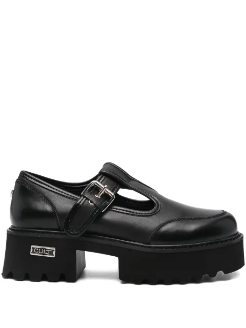 Cult t-bar platform loafers