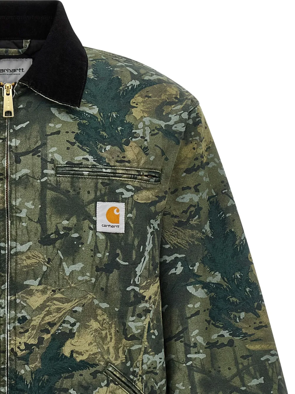 Carhartt Velvet Collar Detroit Jacket In Multi