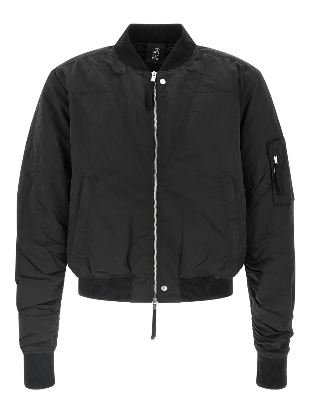 Thom Krom ribbed M J 75 bomber jacket | Black | Image 1