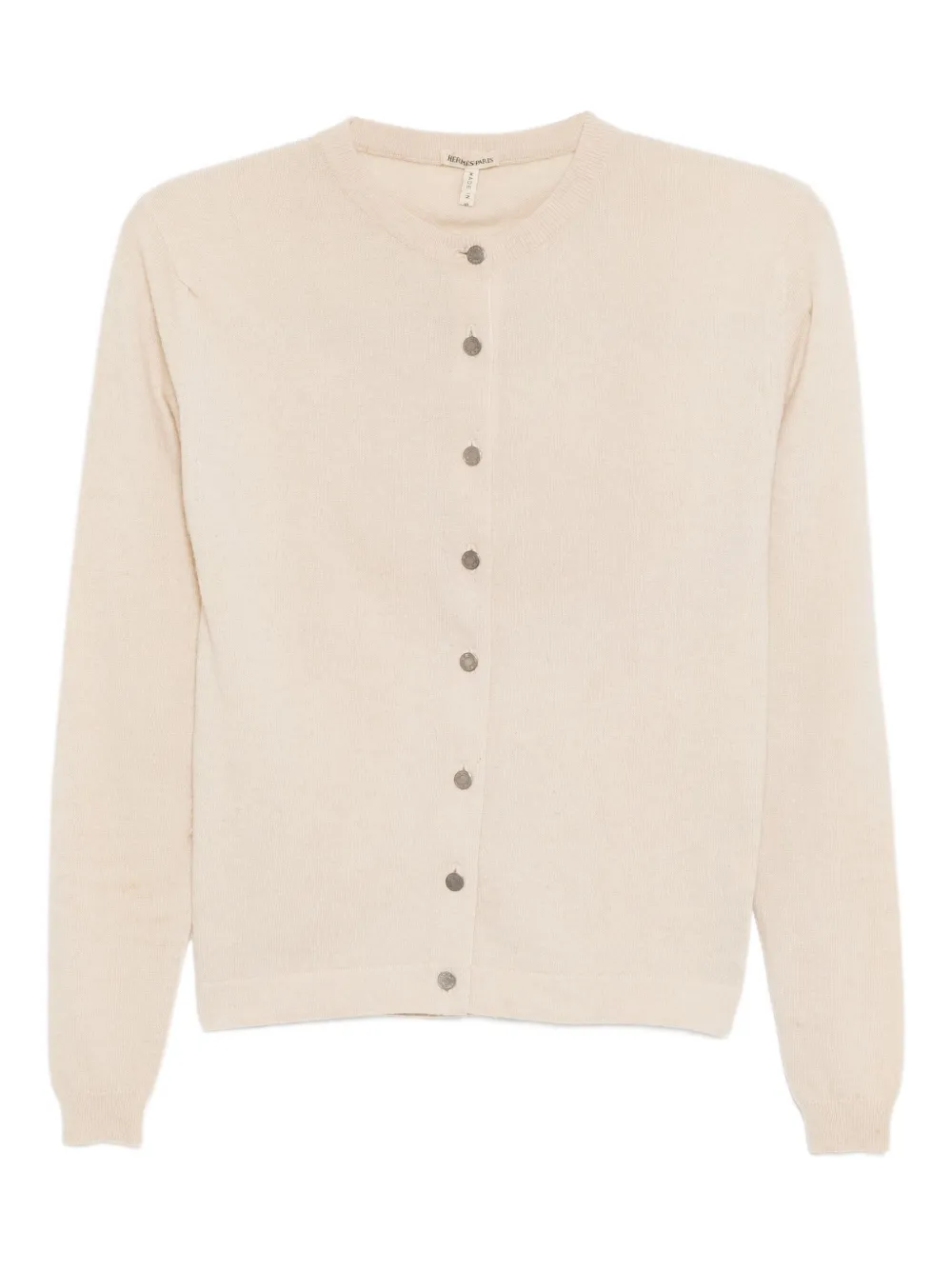 Hermès Pre-Owned cashmere cardigan | Neutrals | Image 1