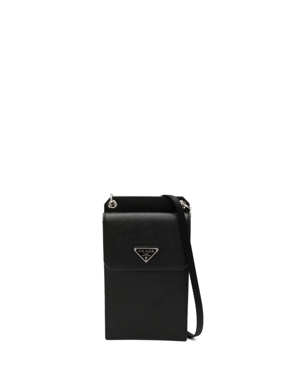 Pre-owned Prada Leather Crossbody Bag In Black
