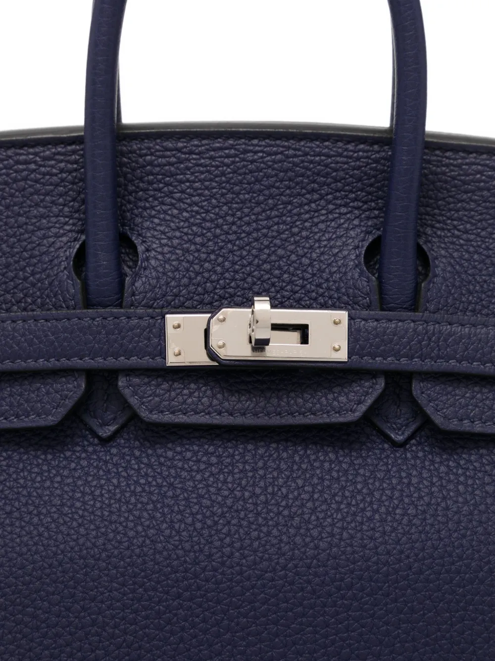 Birkin 25 Sapphire Togo Phw Tote Bag