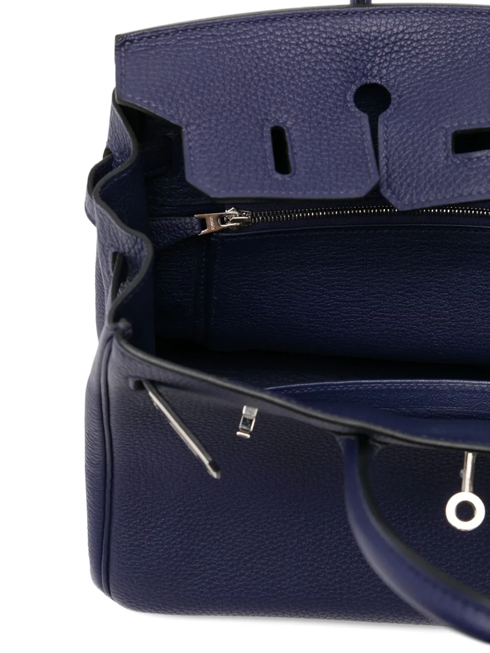 Birkin 25 Sapphire Togo Phw Tote Bag