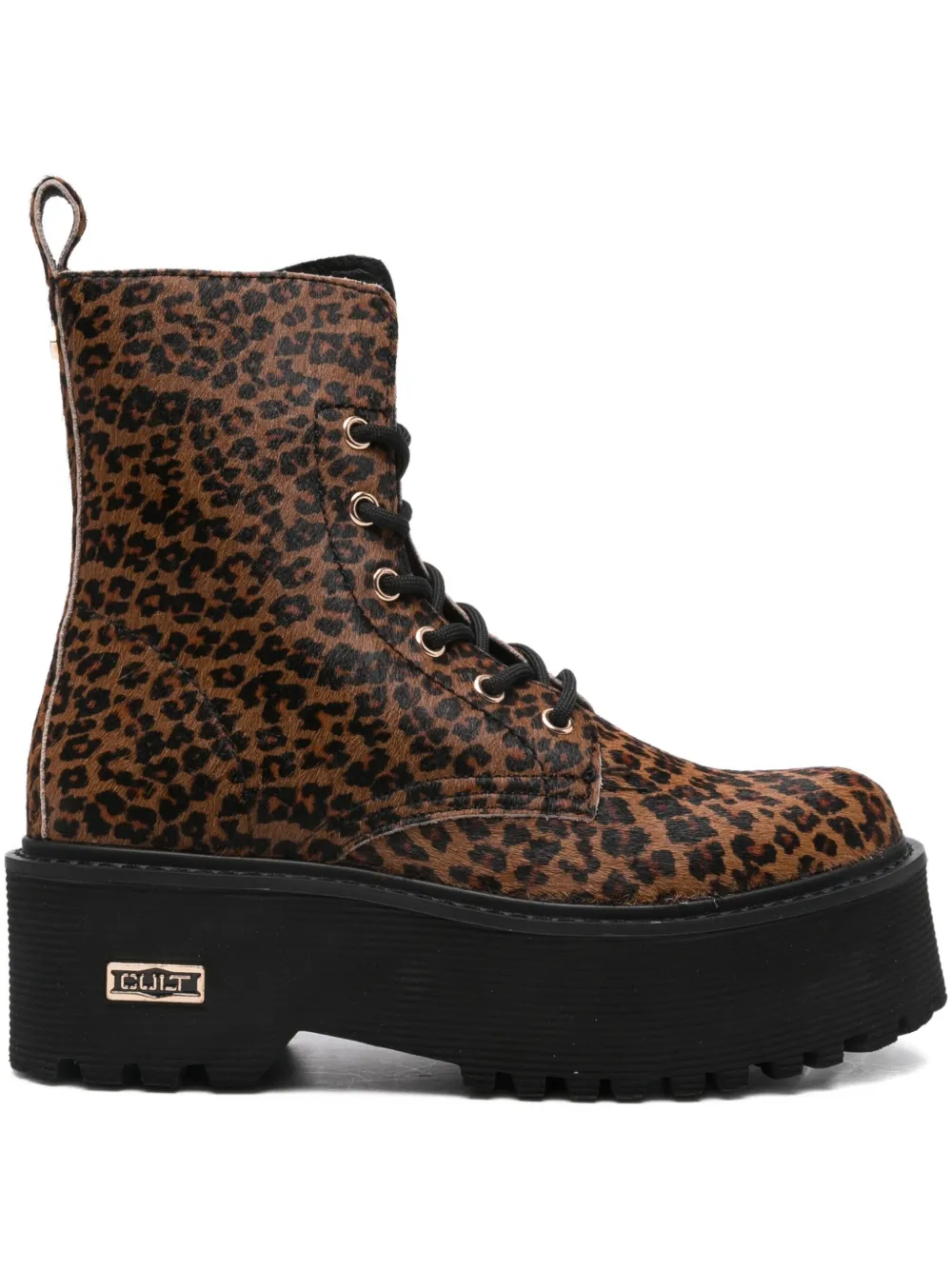 Cult botas con estampado de leopardo | marrón | Image 1
