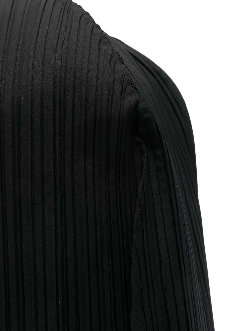 Issey Miyake Pleated Zip Backpack In Blue