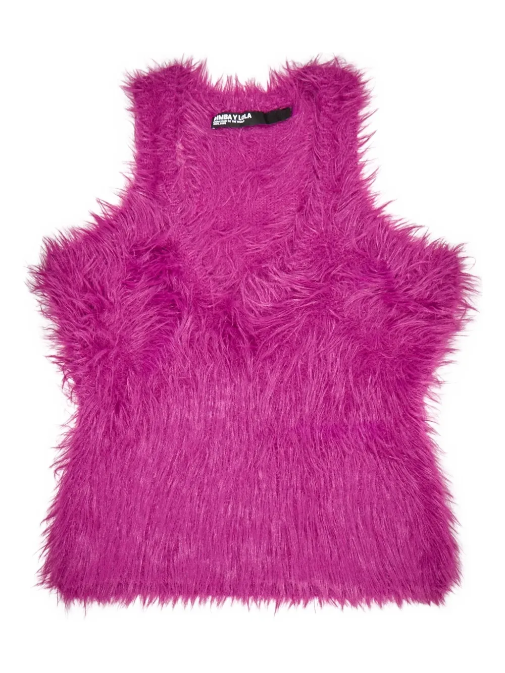 Bimba Y Lola Scoop-neck Top In Pink