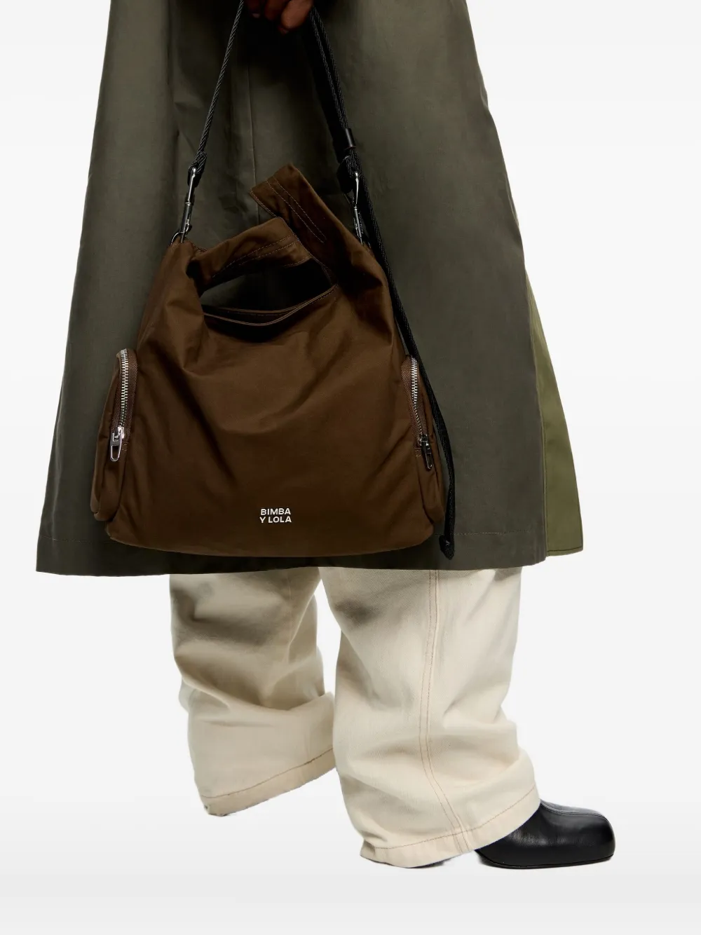 Bimba y Lola Medium boekentas met logo Groen