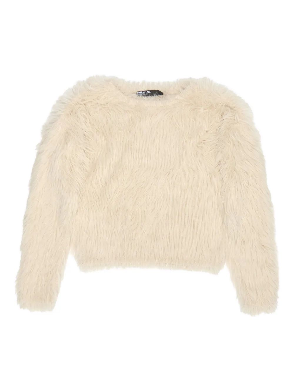 Bimba y Lola suéter con cuello redondo | blanco | Image 1