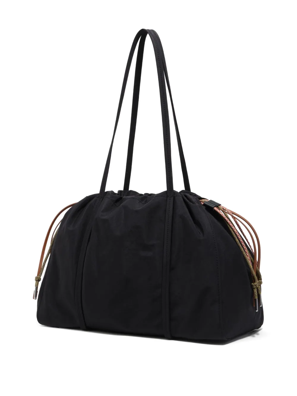 Bimba y Lola Schoudertas met logopatch Zwart