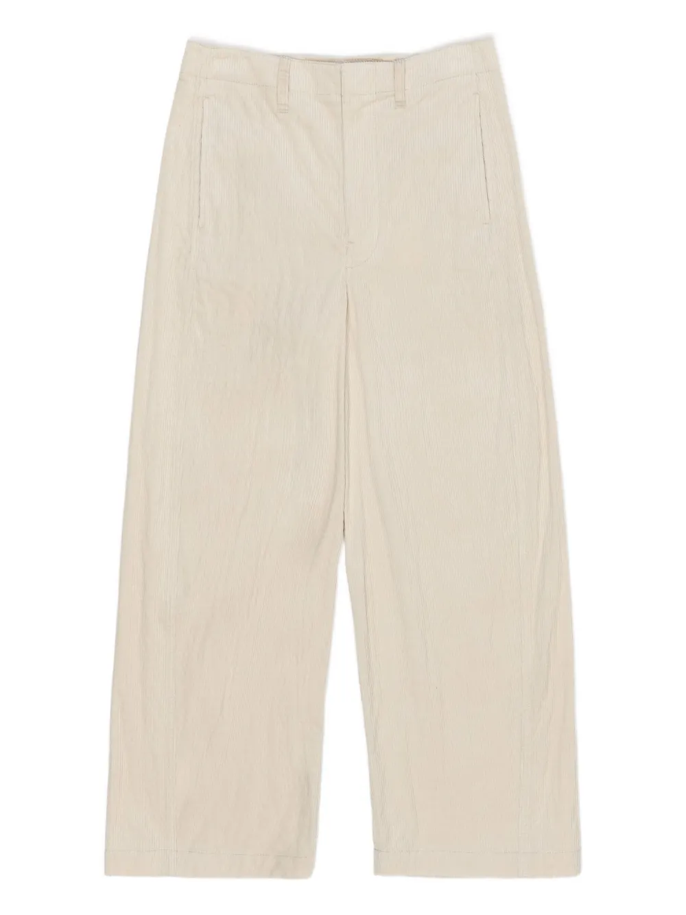 Bimba Y Lola Corduroy Cotton Trousers In Neutral