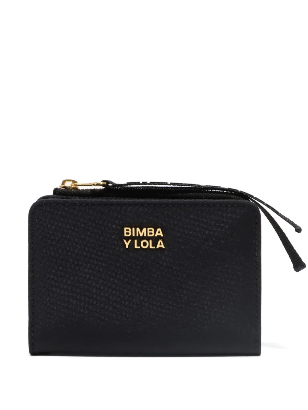 Bimba y Lola top-zip logo wallet | Black | Image 1