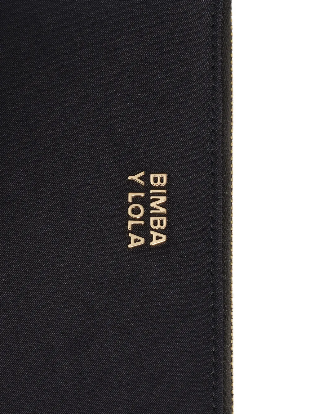 Bimba Y Lola Medium Logo-lettering Wallet In Black