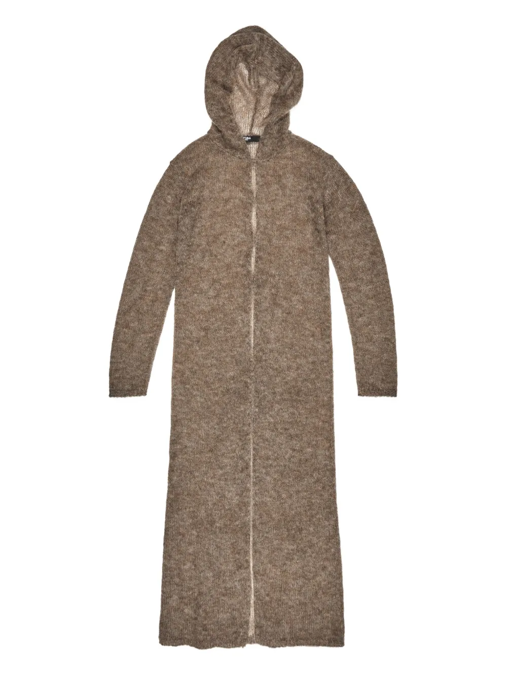 Bimba Y Lola Hooded Cardigan In Brown