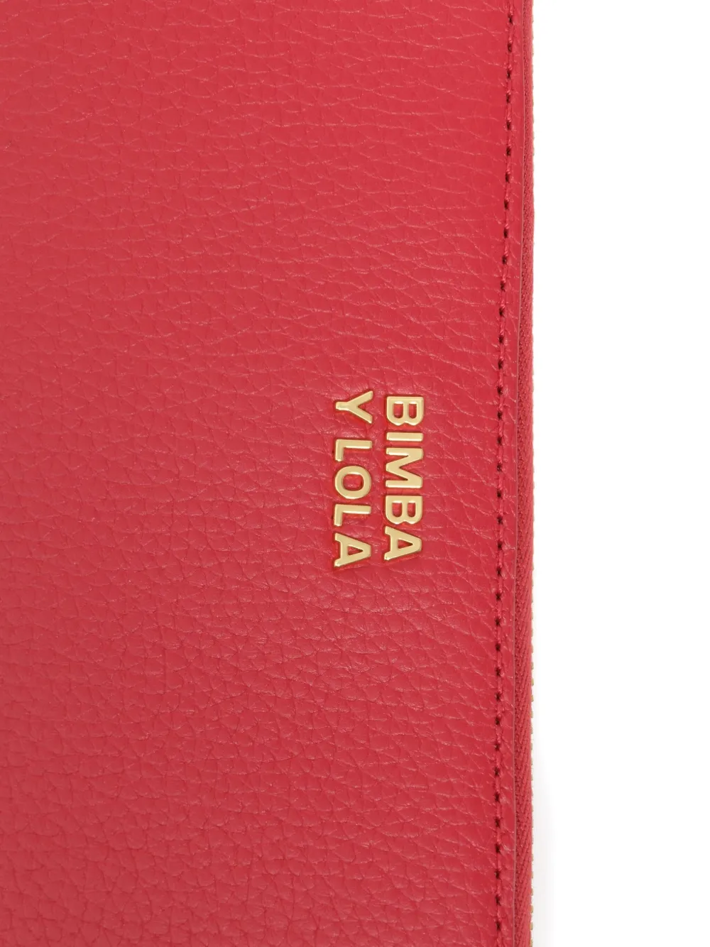 Bimba Y Lola Medium Leather Wallet In Red