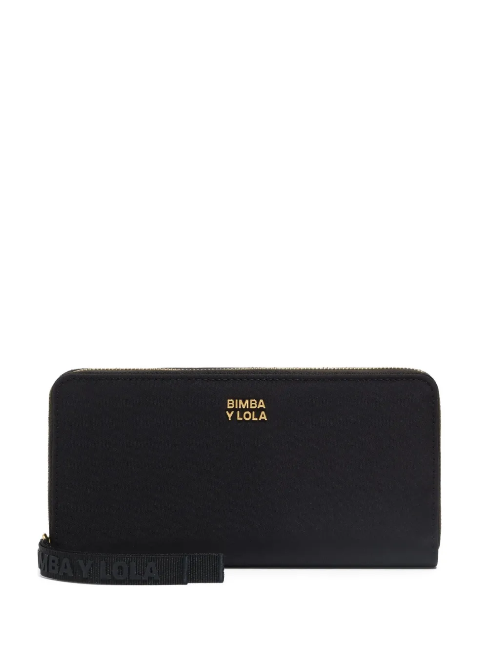 Bimba y Lola zip-around strap-detail wallet | Black | Image 1