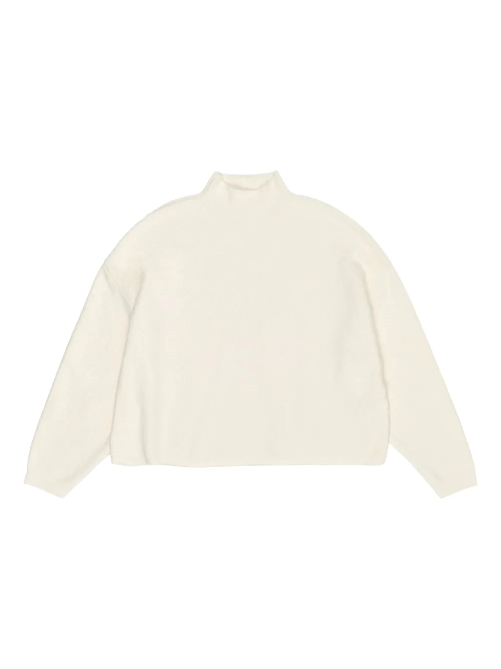 Bimba Y Lola Funnel-neck Sweater In White