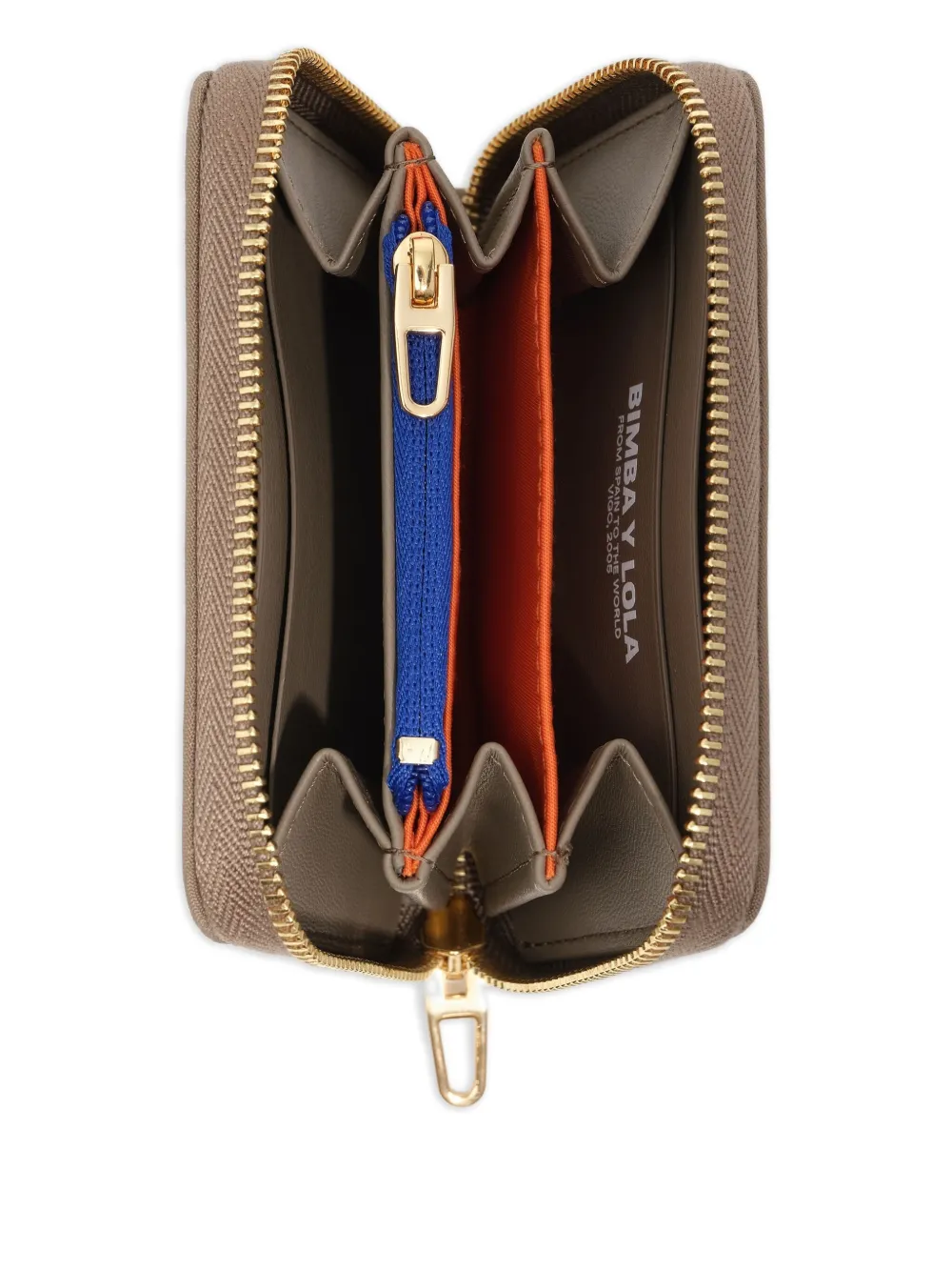 Bimba y Lola logo-lettering wallet - Bruin