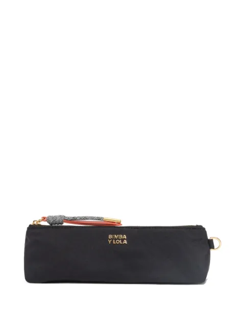 Bimba y Lola small logo-lettering makeup bag