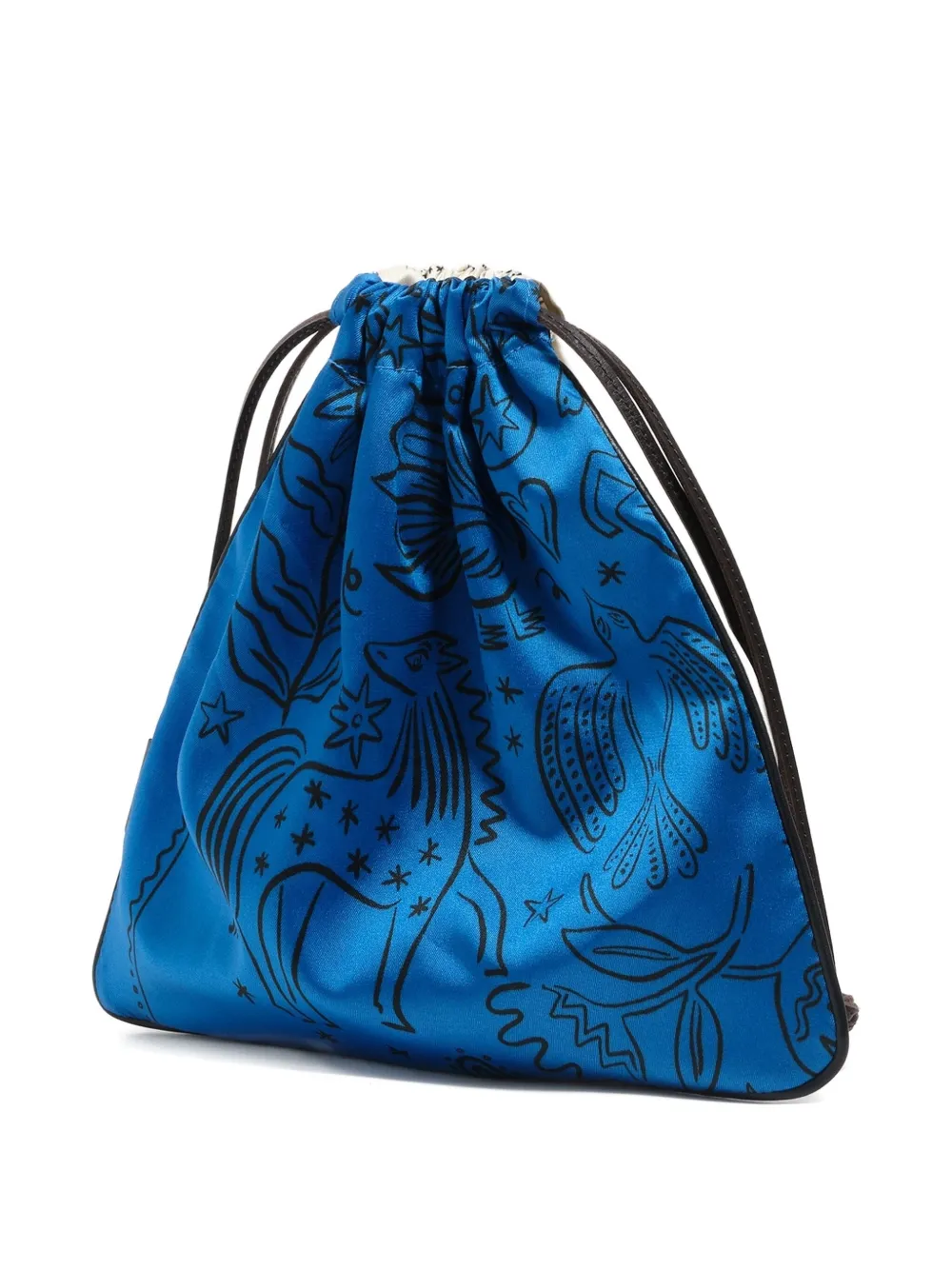 Bimba Y Lola Drawstring Pouch Bag In White