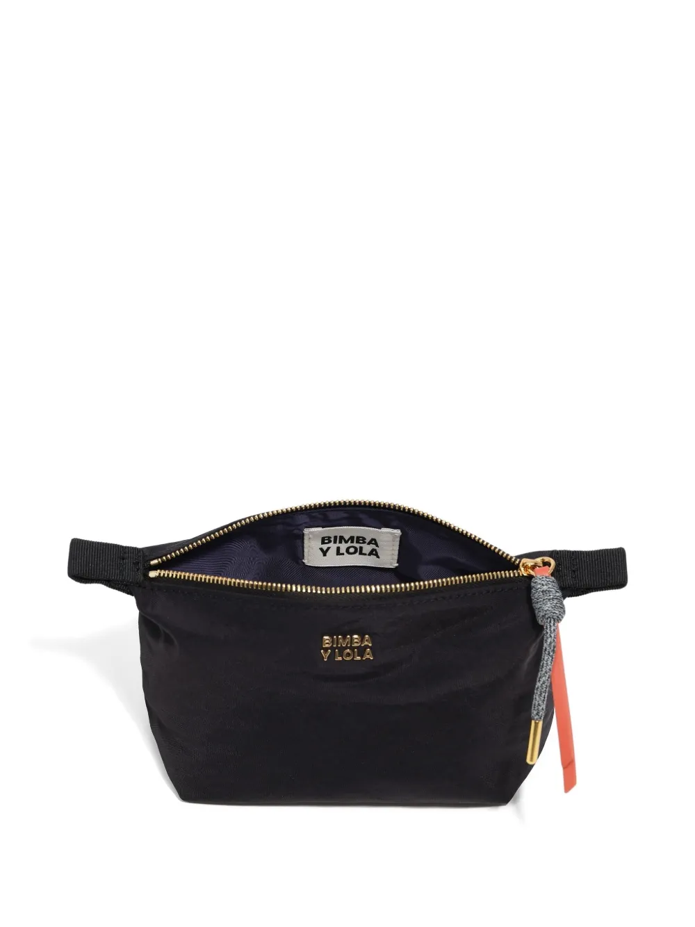 Bimba y Lola Make-up tas met logo Zwart