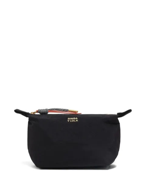 Bimba y Lola small logo-lettering makeup bag