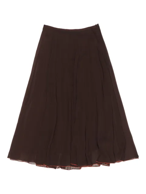 Bimba y Lola falda midi con diseño fruncido