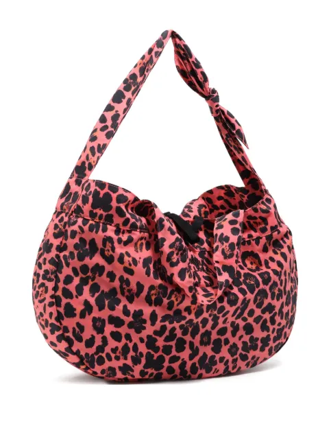 Bimba y Lola leopard-print tote bag