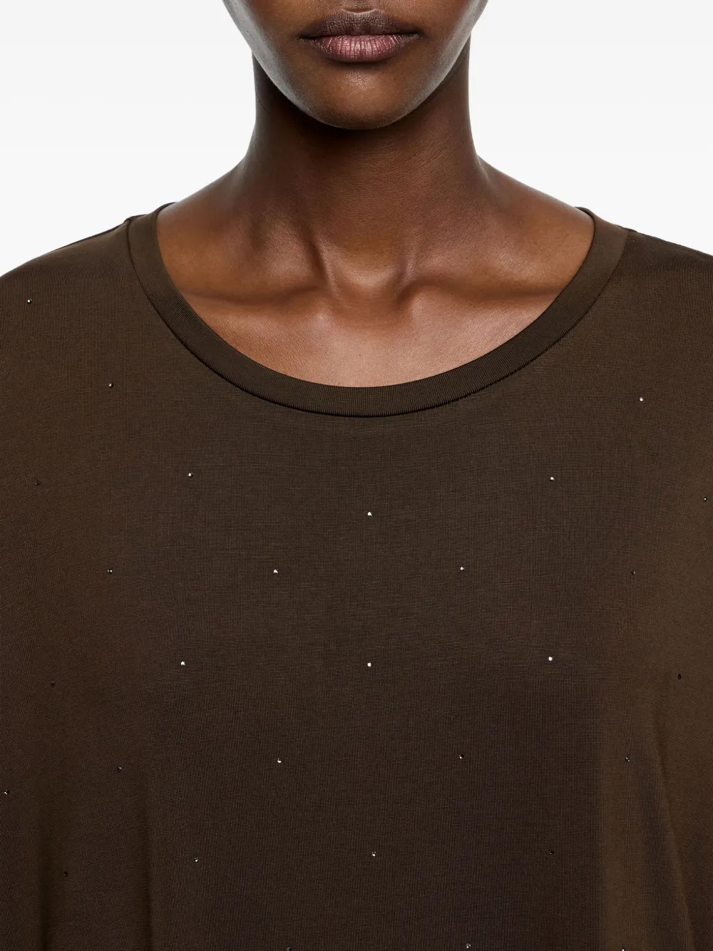 Bimba Y Lola Long Sleeve Dress In Brown