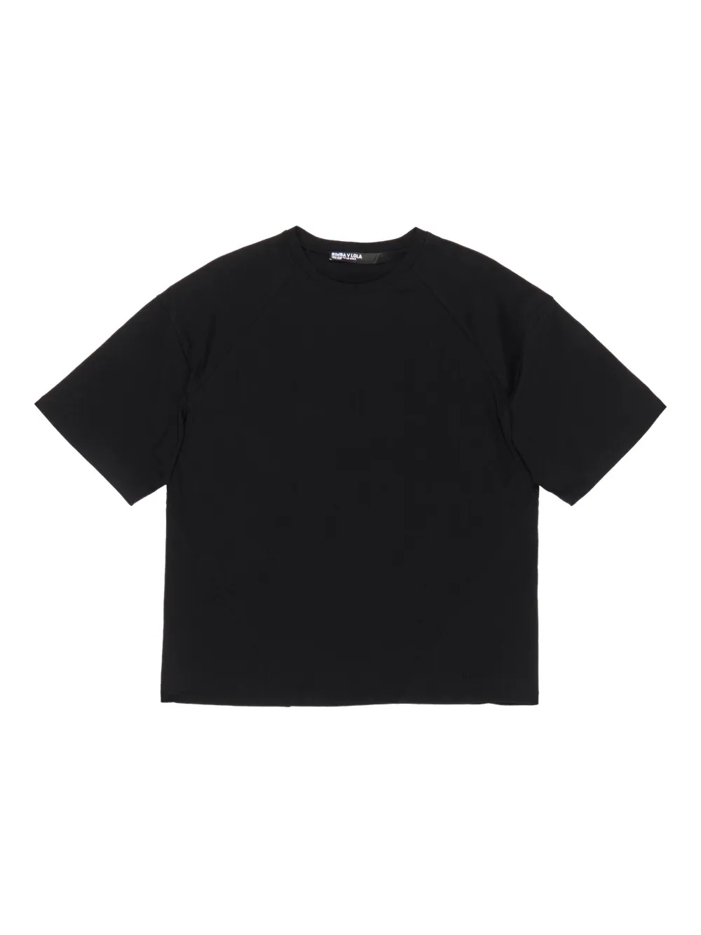 Bimba y Lola playera con mangas raglán | negro | Image 1