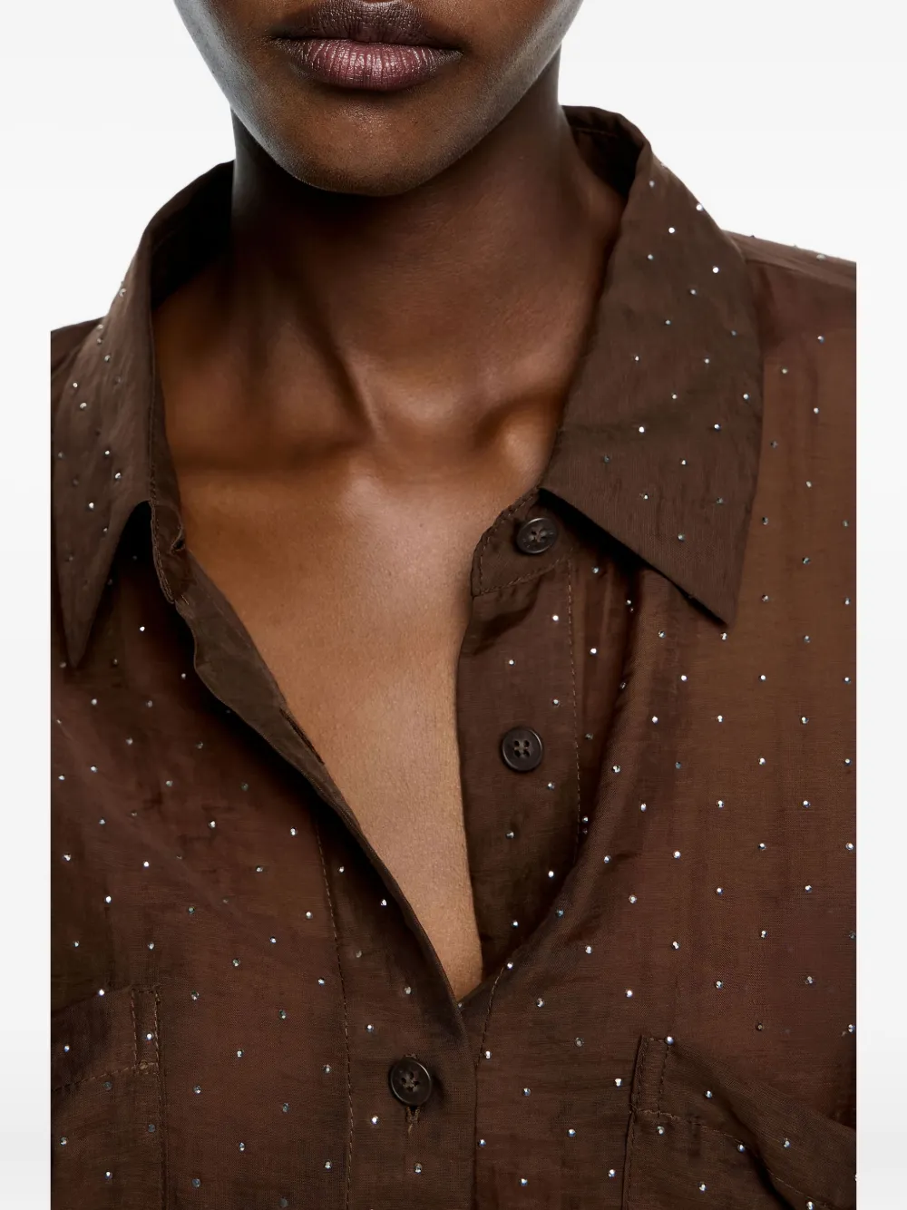 Bimba Y Lola Oversized Shirt In Multi
