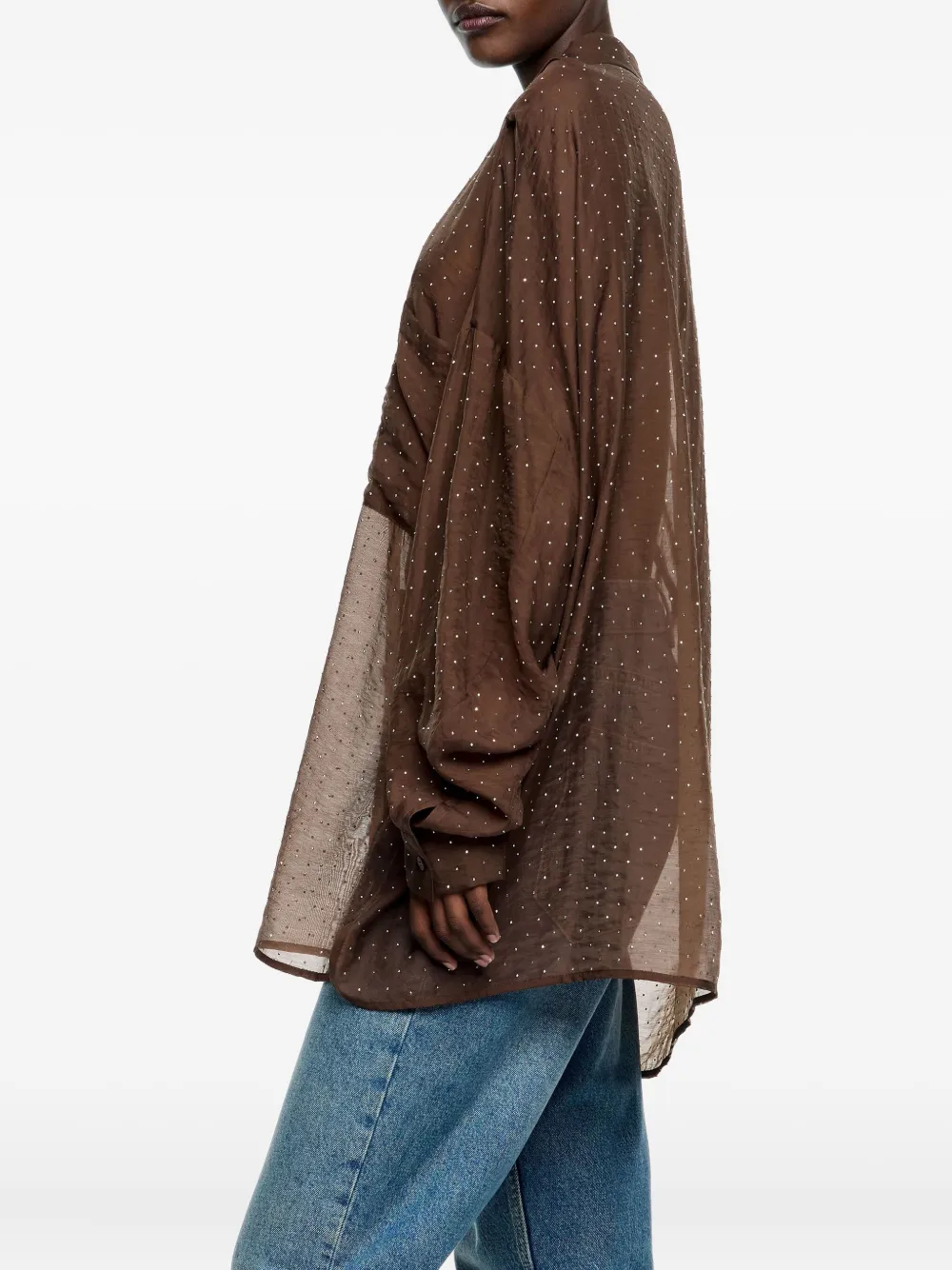 Bimba Y Lola Oversized Shirt In Multi