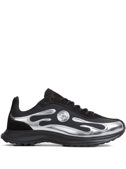 Baskets à appliqué flamme - Casablanca - Modalova