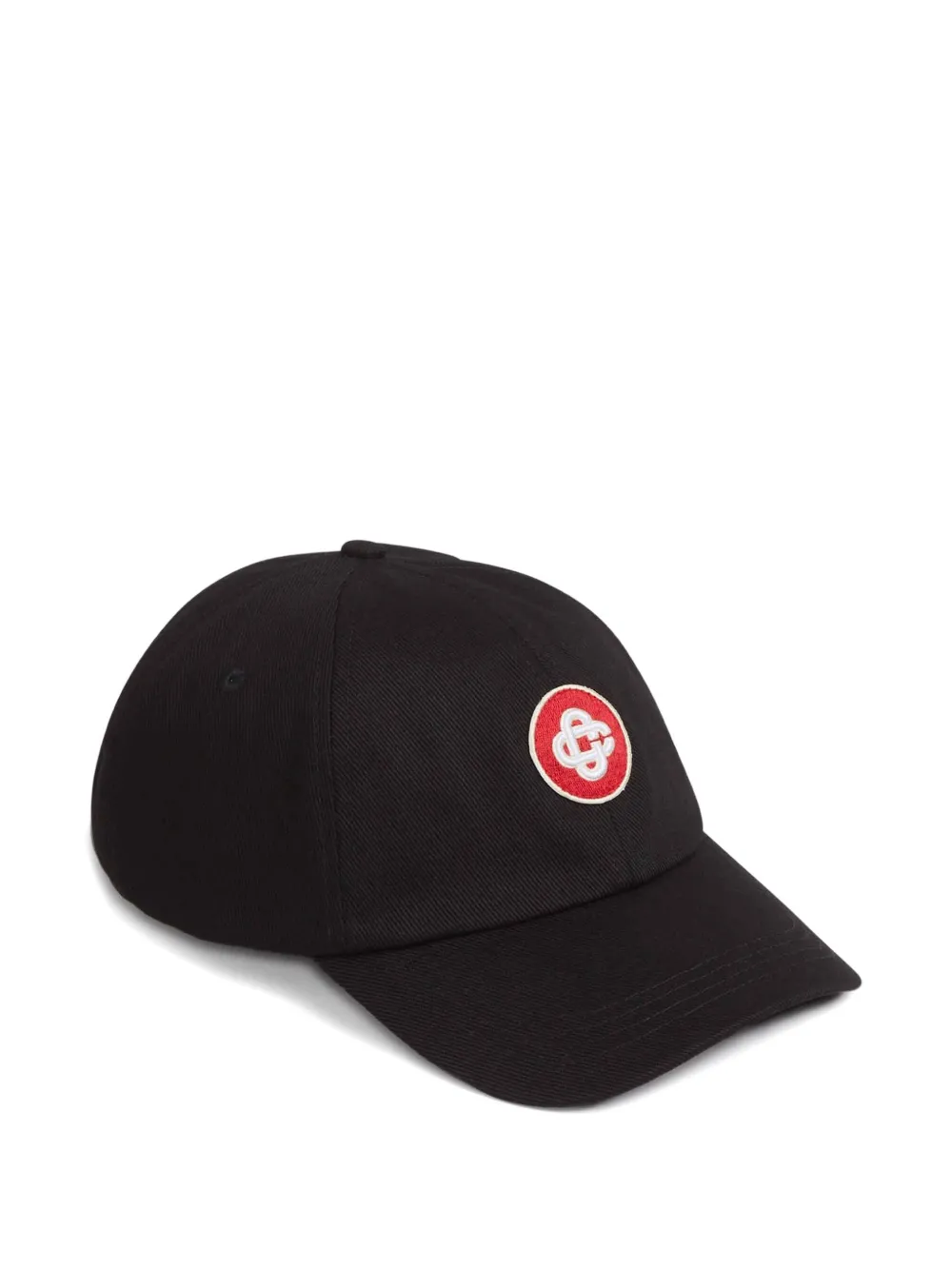 Casablanca logo-embroidered twill cap | Black | Image 1