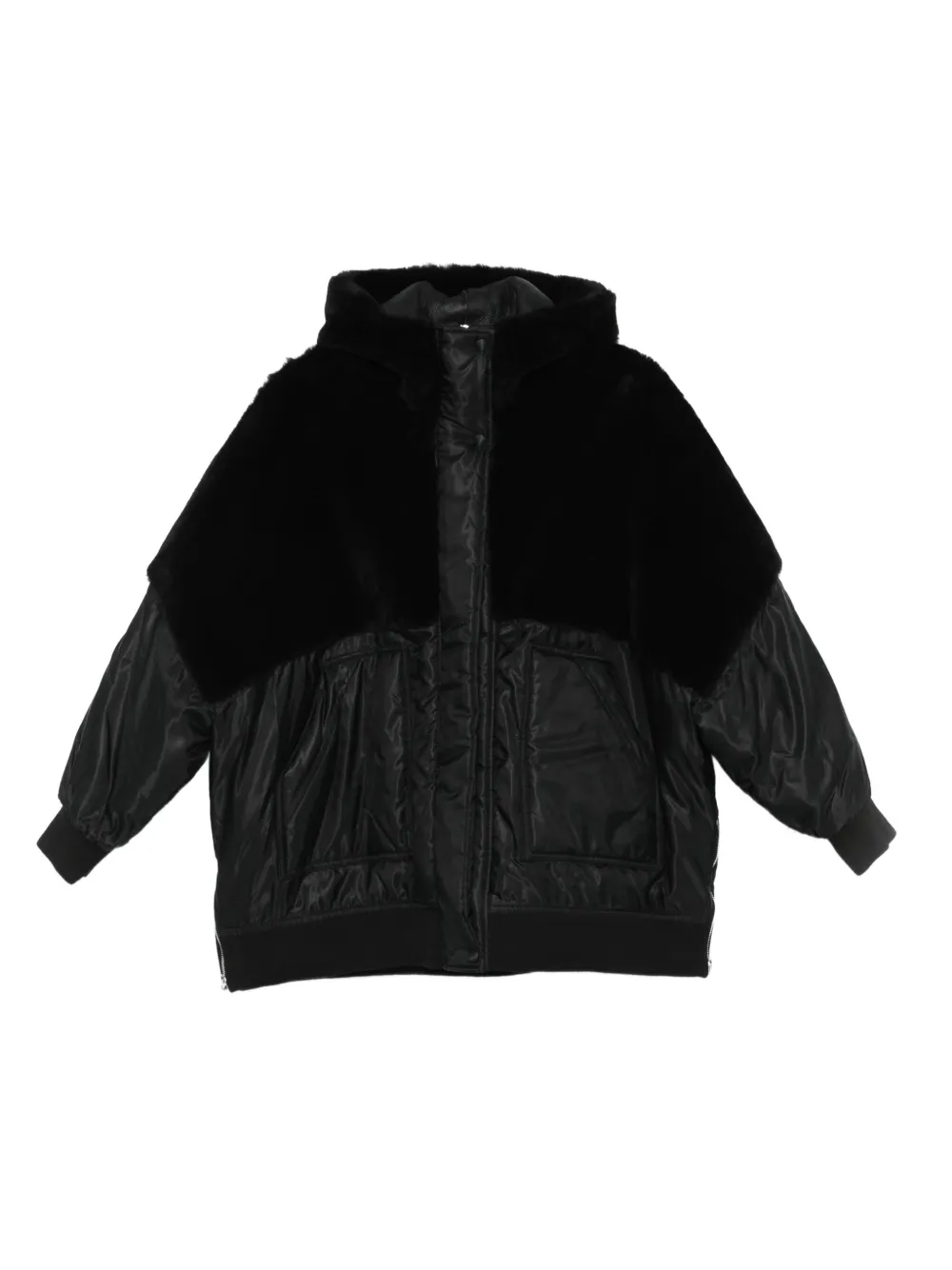 Blancha parka con capucha | negro | Image 1