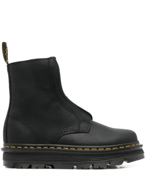 Dr. Martens laceless slip-on leather boots