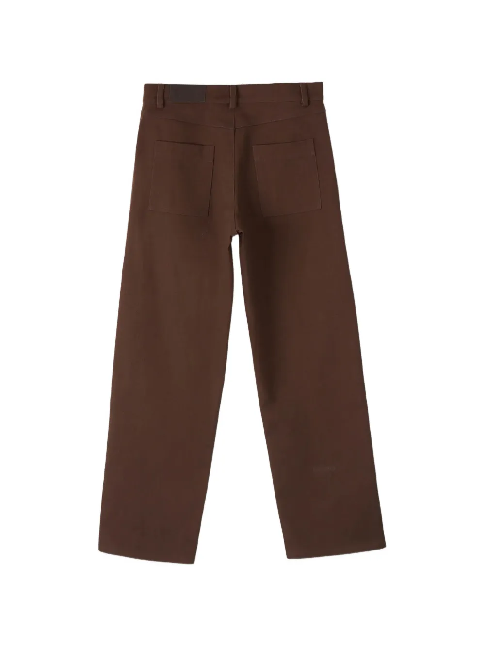 Carrera wide-leg straight-hem trousers Bruin