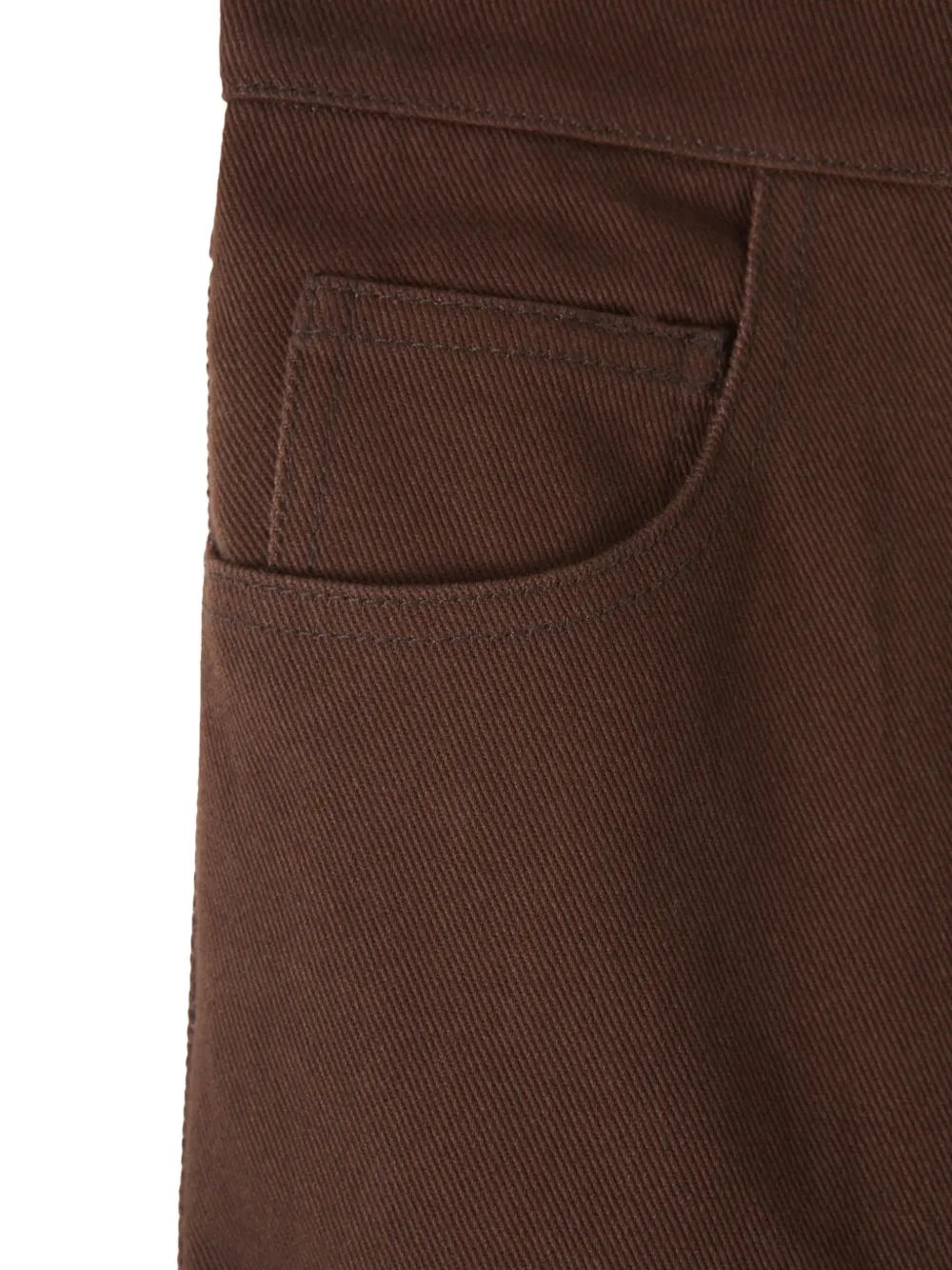 Carrera wide-leg straight-hem trousers Bruin